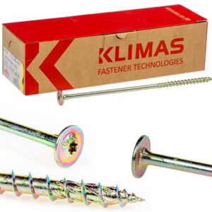 Stolárske skrutky Ø8 mm - kužeľová hlava - balenie 50 ks.